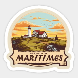 Welcome to the Maritimes Sticker